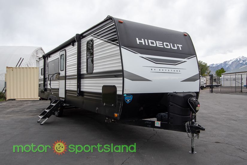 2023 Keystone Hideout 28RKS Rear Kitchen Rear Living Room