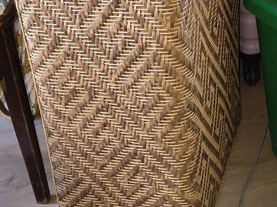 Wicker Woven Tall Laundry Hamper with Lid