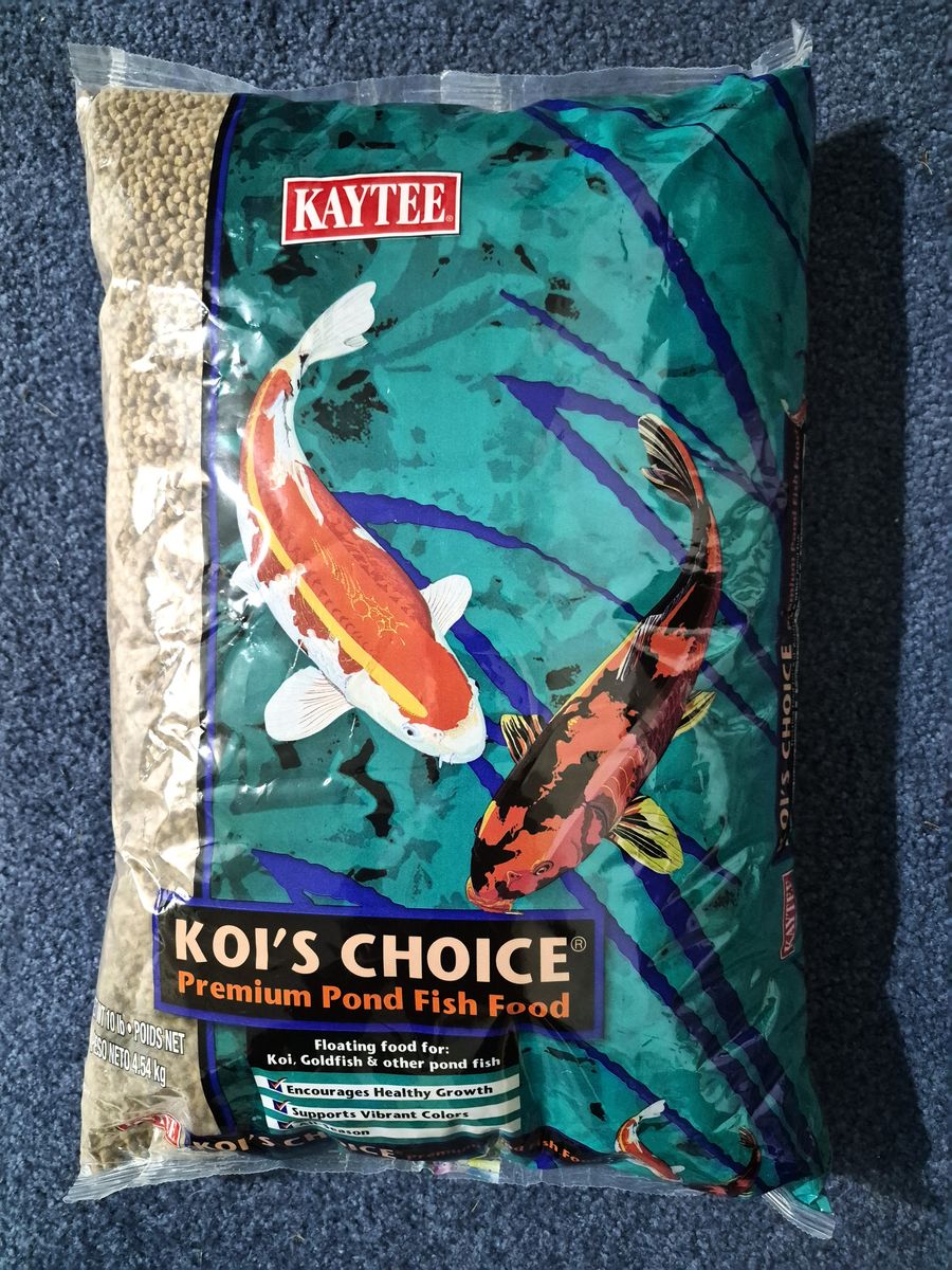 Premium Pond Fish Food - unopened 10 pound bag