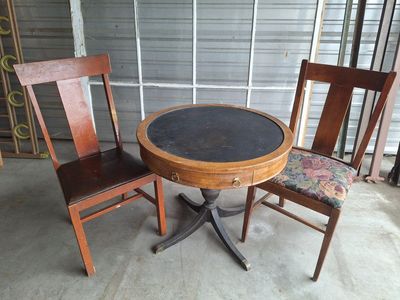 Nice antique table and chairs set