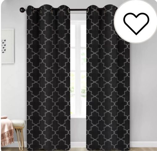 Melodieux Moroccan Blackout Curtains