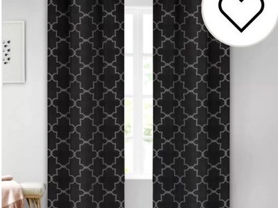 Melodieux Moroccan Blackout Curtains