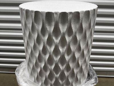 Magnesium Oxide Outdoor Side Table White NEW