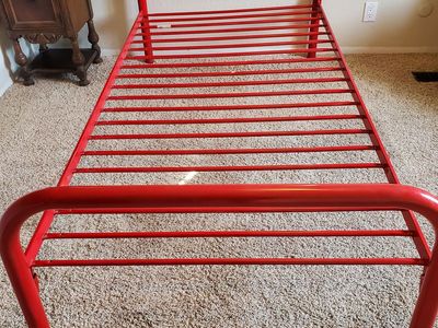 Sturdy twin metal bed frame