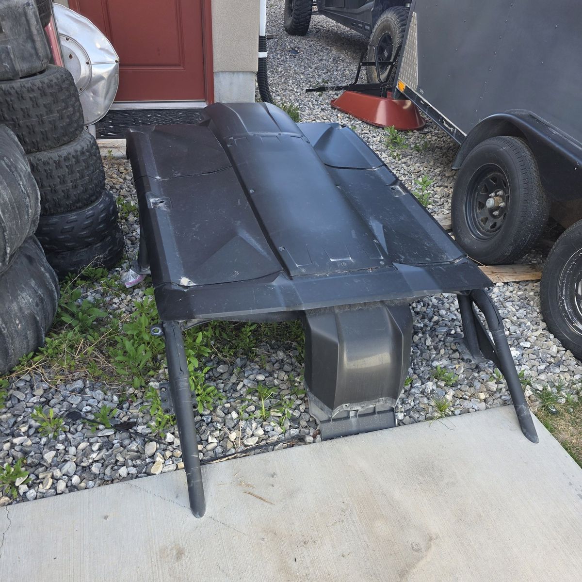 2025 Maverick R Max cage and roof scoop