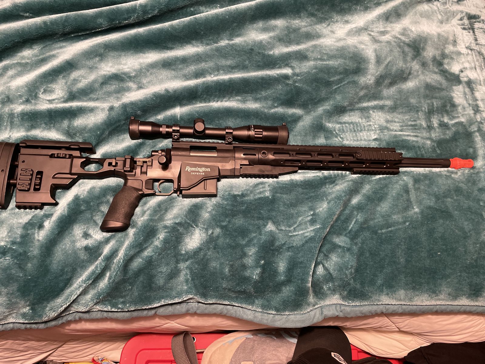 ARES MSR Airsoft Gun, With Scope, And A Magazine
