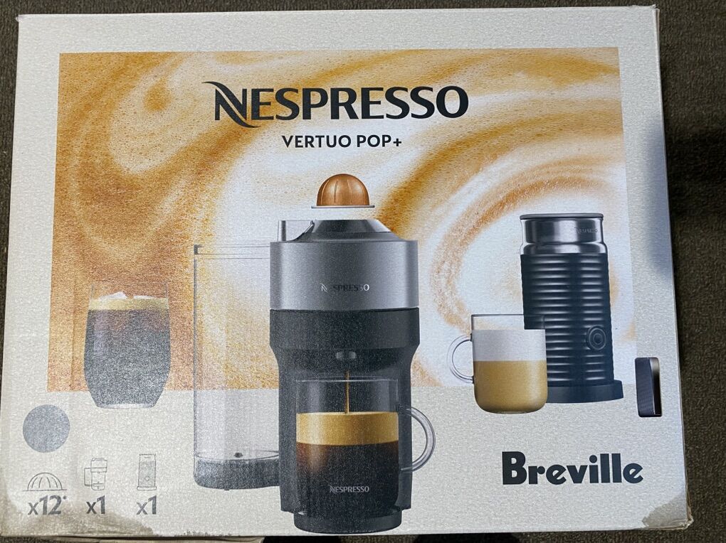 New Grey Breville Nespresso Vertuo Pop Plus