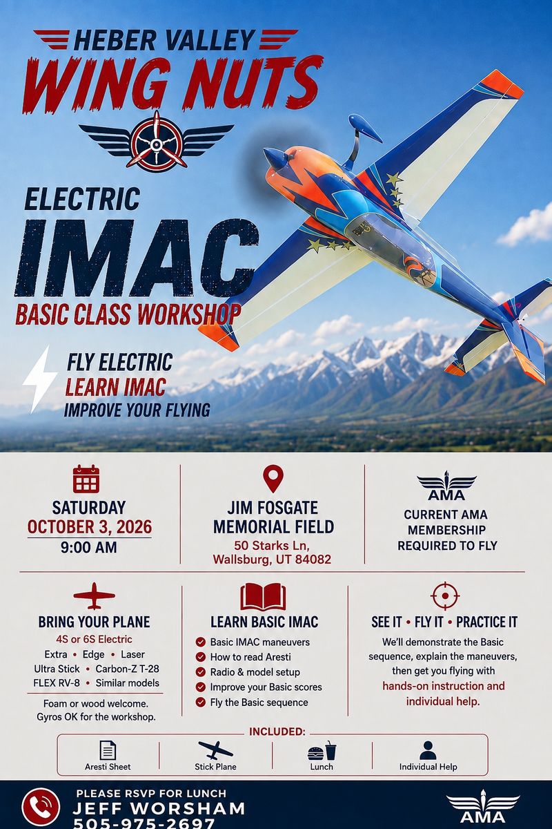 Electric IMAC Basic Class Workshop