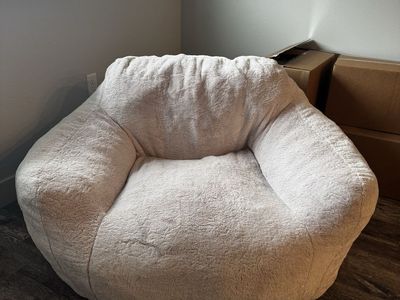 Pink Boneless Couch Seat