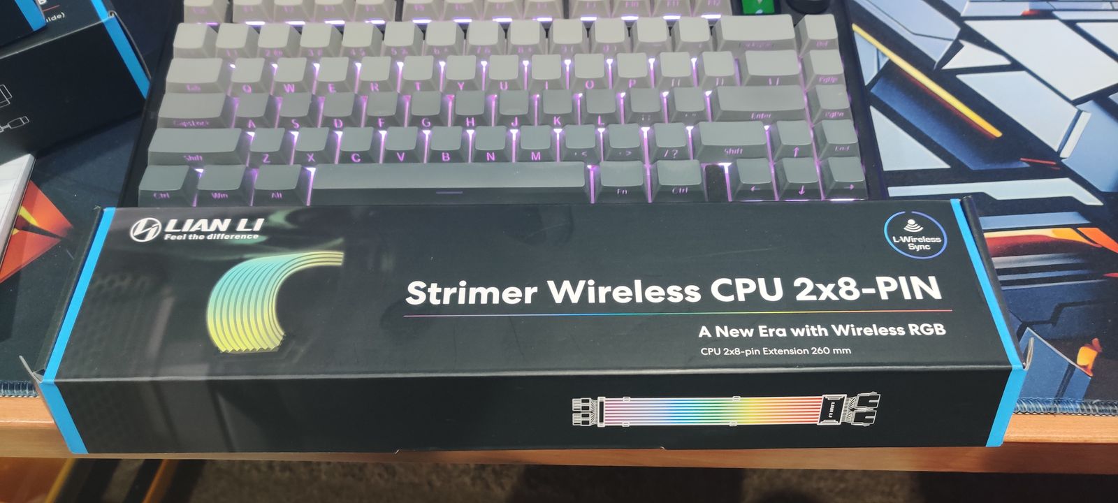 Lian LI wireless strimmer, CPU, GPU, 24 pin, 12VHPR, 12V 2x6