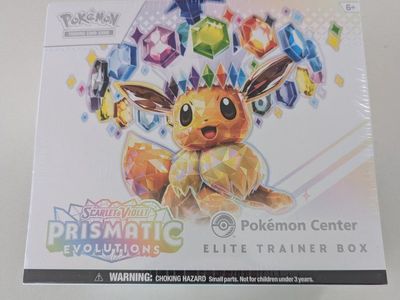 Pokemon Prismatic Evolutions Pokemon Center Elite Trainer Box - sealed