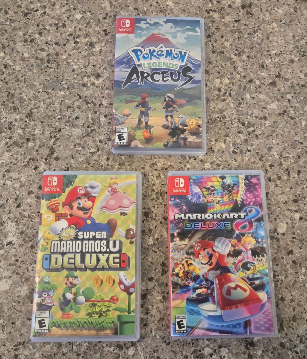 Nintendo Switch games $40 each including PokeMon Arceus! Trades considered!
