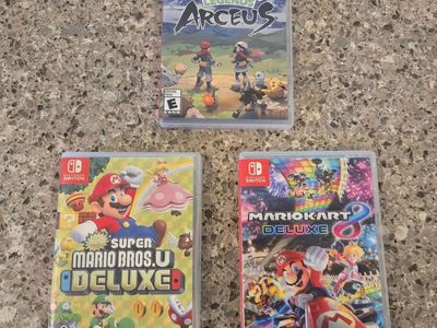 Nintendo Switch games $40 each including PokeMon Arceus! Trades considered!