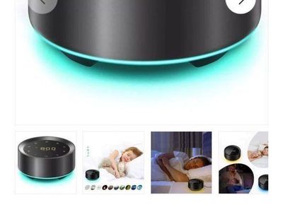 Let's Fit Sleep Sound Machine Alarm Clock