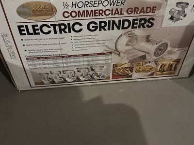 Commercial meat grinder new in box