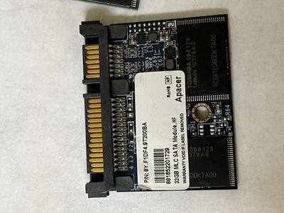 Lot of 5 ssd 32GB MLC SATA Module HF SSD Drives