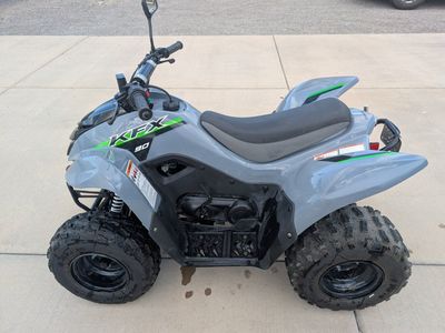 2024 Kawasaki KFX 90 - Like New / Barely Ridden (Battle Gray)