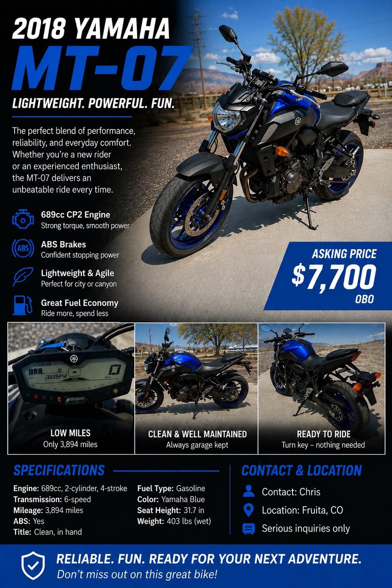 Yamaha Mt-07