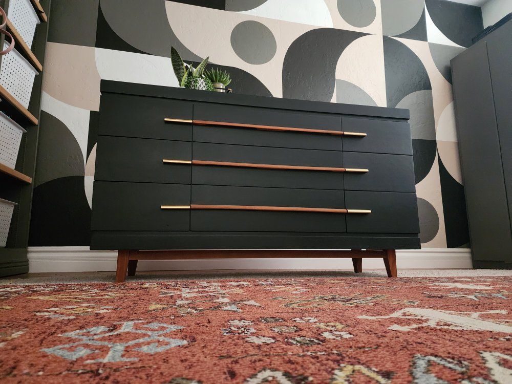 Stunning Black Authentic MCM Dresser
