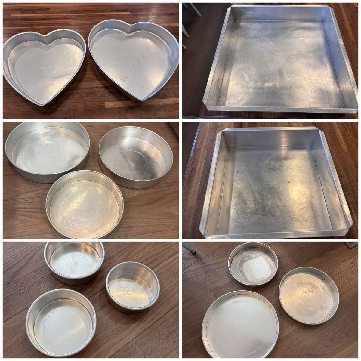 Assorted Cake Pans $5 Each