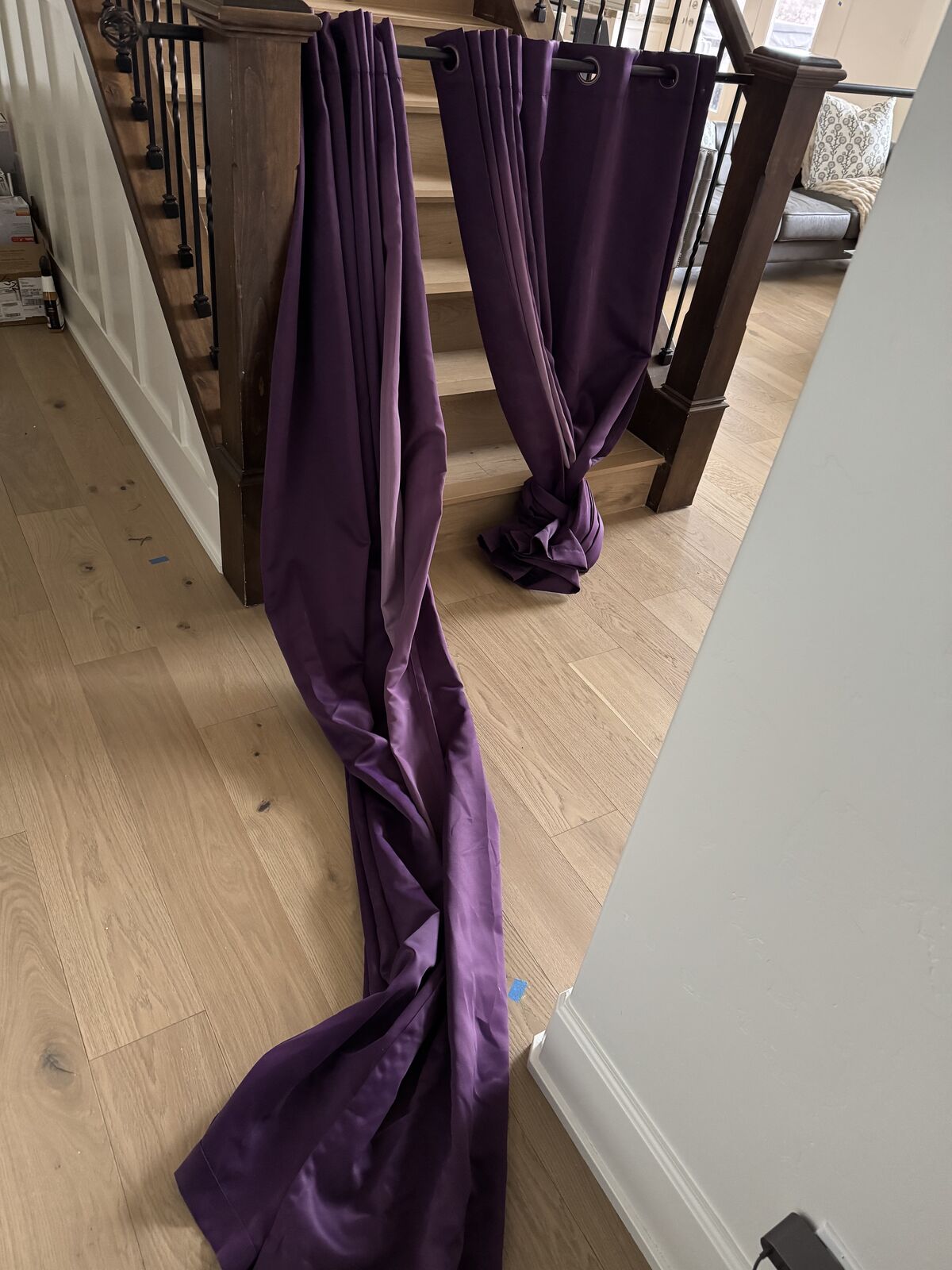 Extra Long Purple Curtain Panels – 8.5 ft