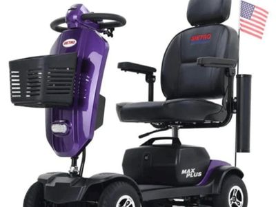 Metro Mobility Max Plus 4-Wheel Mobility Scooter - Purple