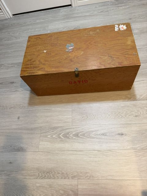 Hand Built Wooden Storage Chest