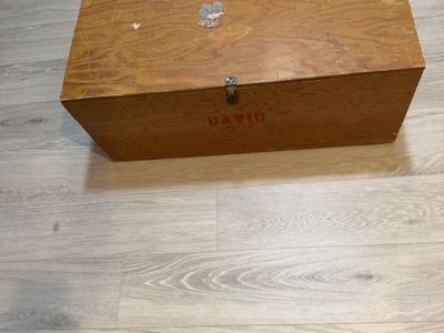 Hand Built Wooden Storage Chest