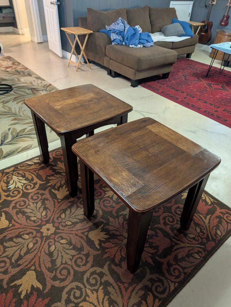 Two end tables