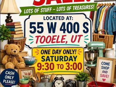 Yard Sale in Tooele, UT - Great Finds & Treasures!