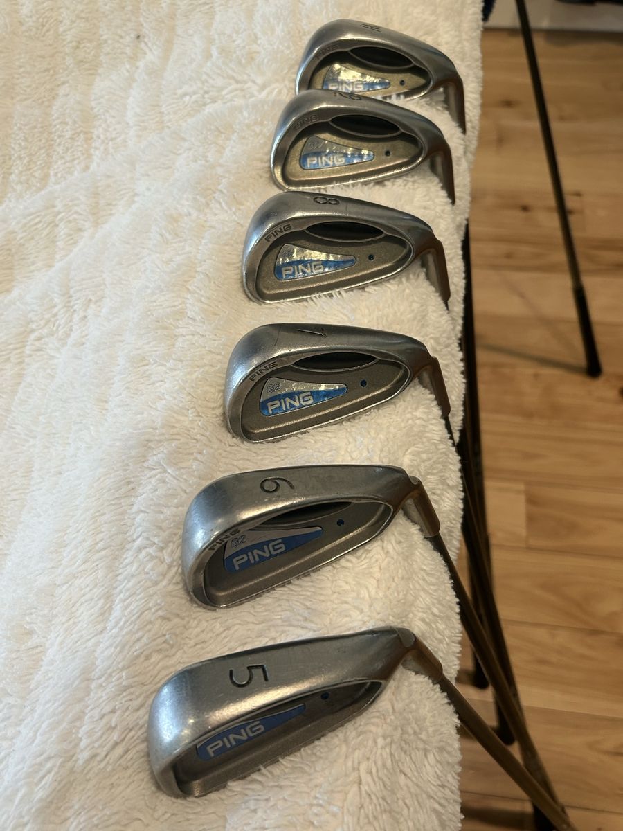 PING Eye 2 Irons Set - 5, 6, 7, 8, 9, W (Right Hand, Men's) Regular shafts