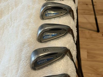 PING Eye 2 Irons Set - 5, 6, 7, 8, 9, W (Right Hand, Men's) Regular shafts