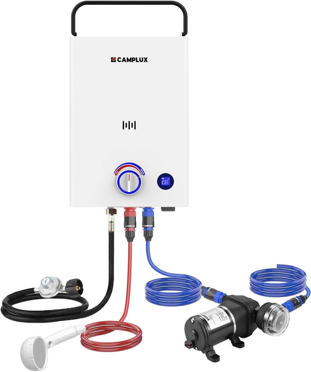 Propane Tankless water heater camp shower 2.64GPM 68,000 BTU