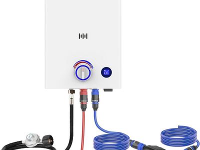 Propane Tankless water heater camp shower 2.64GPM 68,000 BTU