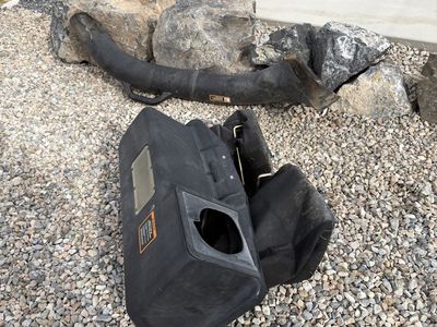 John Deere Mower Bagger Attachment with Dual Bags