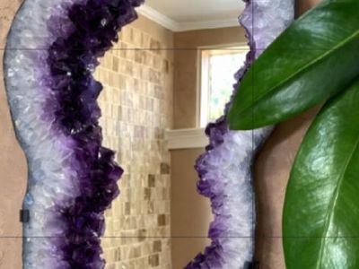 Large Amethyst mirror