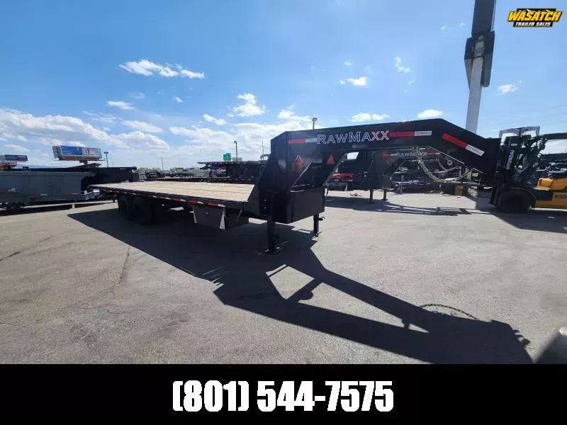 2026 RawMaxx FDXD Dual 28' Tilt 20K Gooseneck WHD