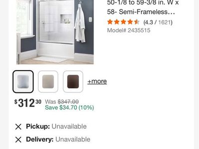 New glass shower doors