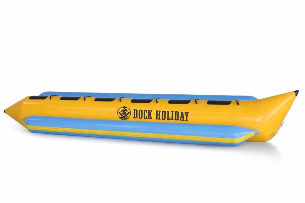 Dock Holiday 6-Passenger Inflatable Banana Tube