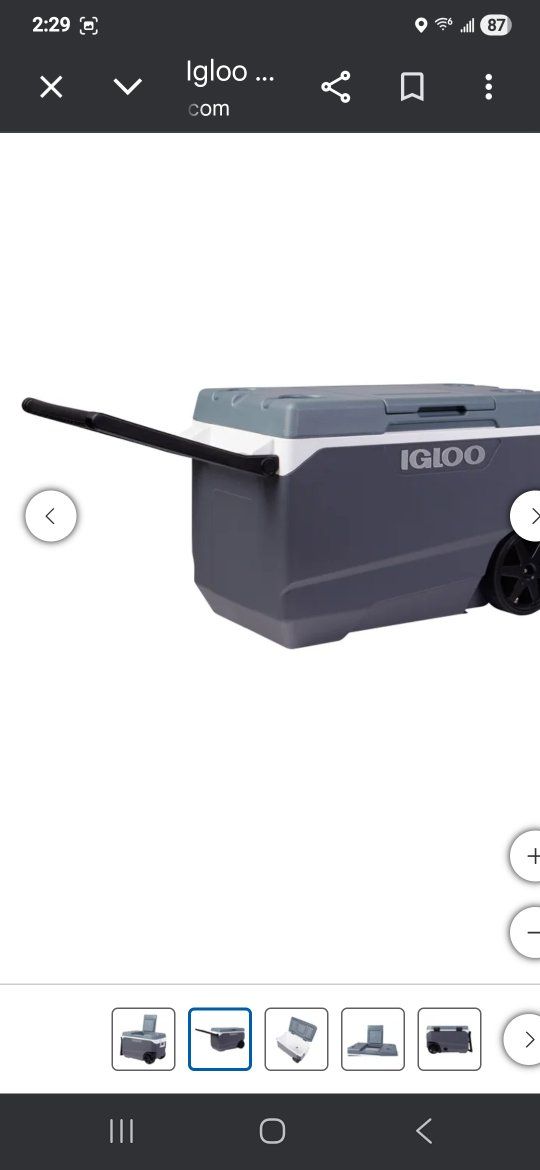 Igloo 90-quart Maxcold Latitude Flip and Tow Wheel