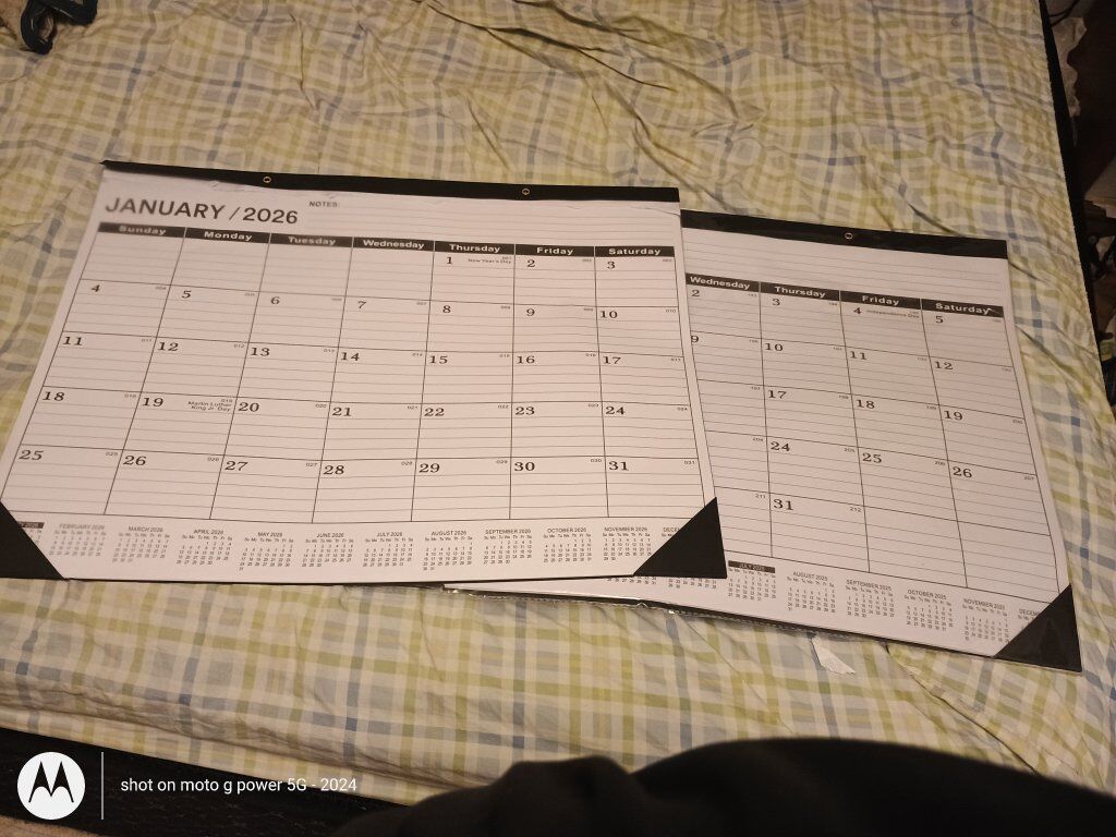 2026 desk calendars