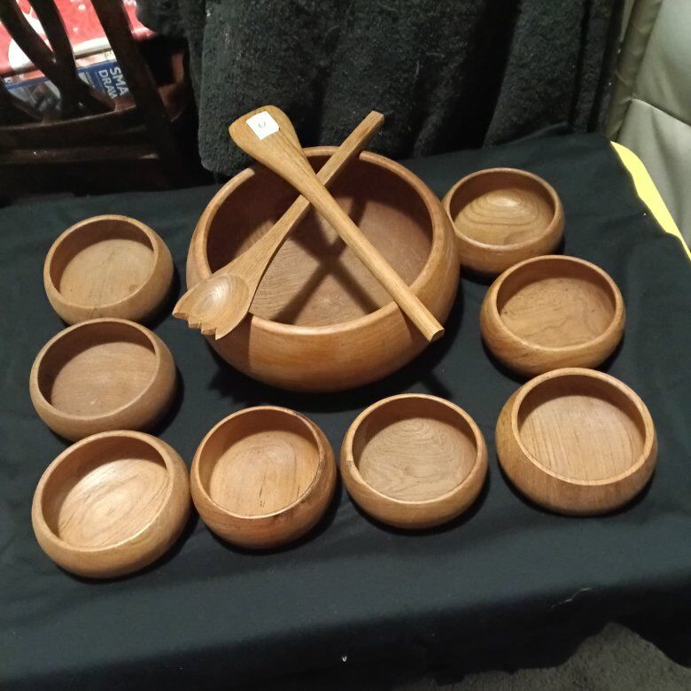 Wooden Bowl Set