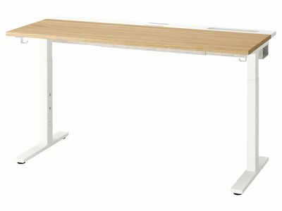 IKEA MITTZON 55" Office Desk – Birch