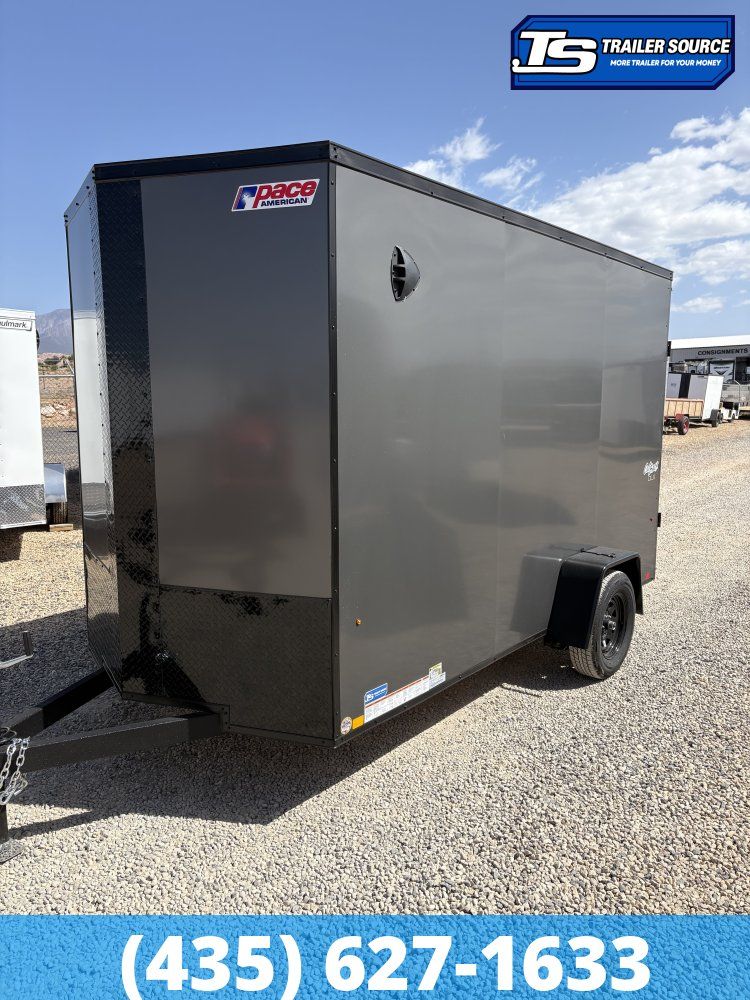 6x12 Look ST DLX Enclosed Cargo Trailer - 6'6" Interior - 3.5K GVWR - .080 PolyCor, Ramp Door