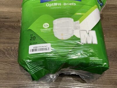 FitRight OptiFit Adult Briefs Med Extra Protection