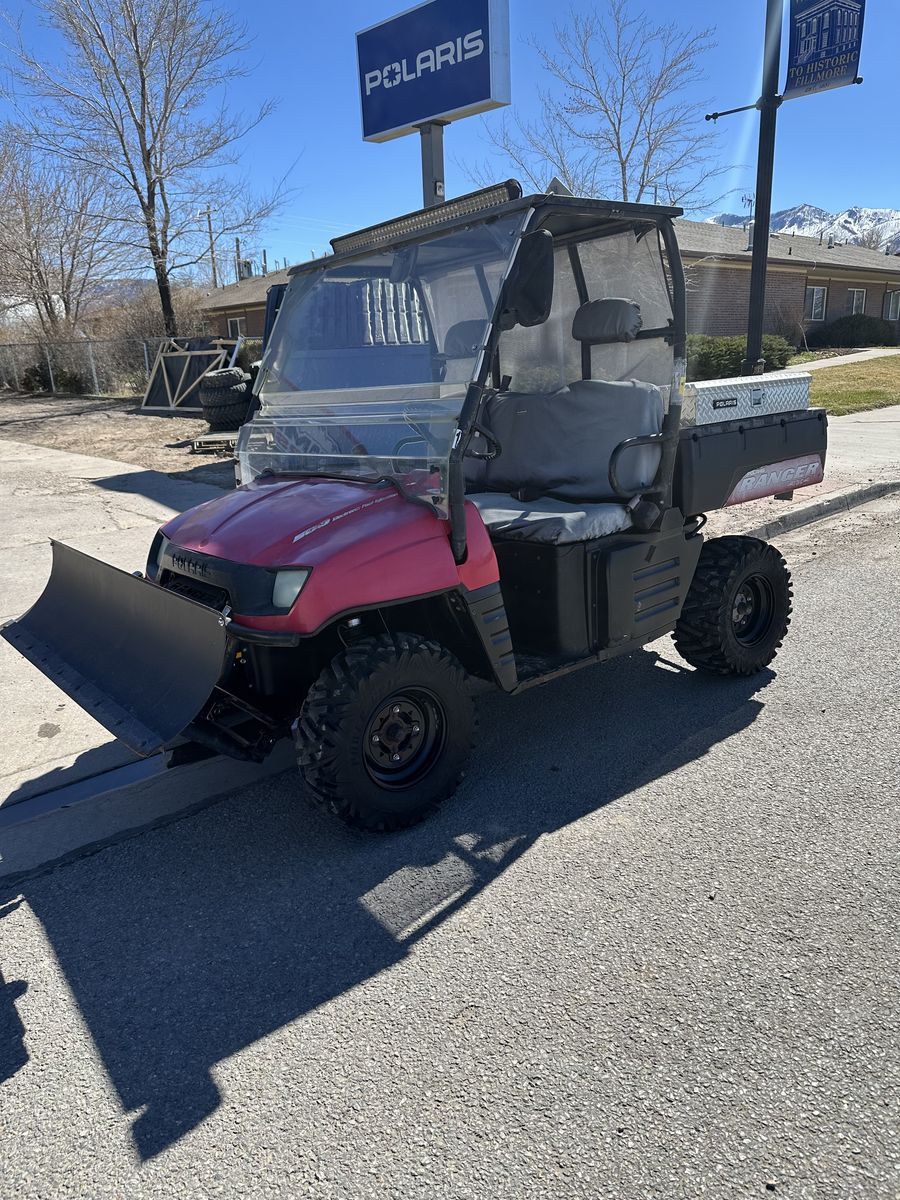 2007 POLARIS RANGER 500 EFI WITH PLOW
