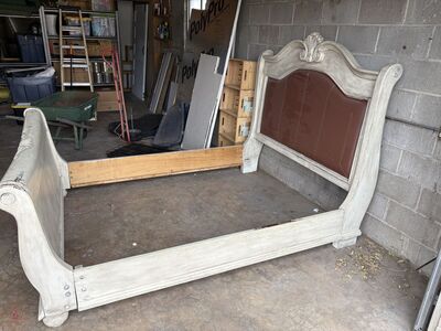 Queen Sliegh Bed Frame