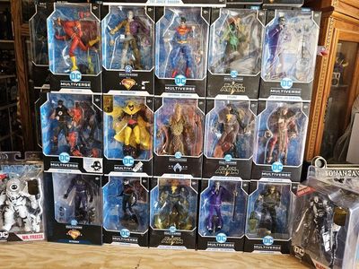 McFarlane Toys DC Multiverse Action Figure Lot - Black Adam, Batman, The Flash & More