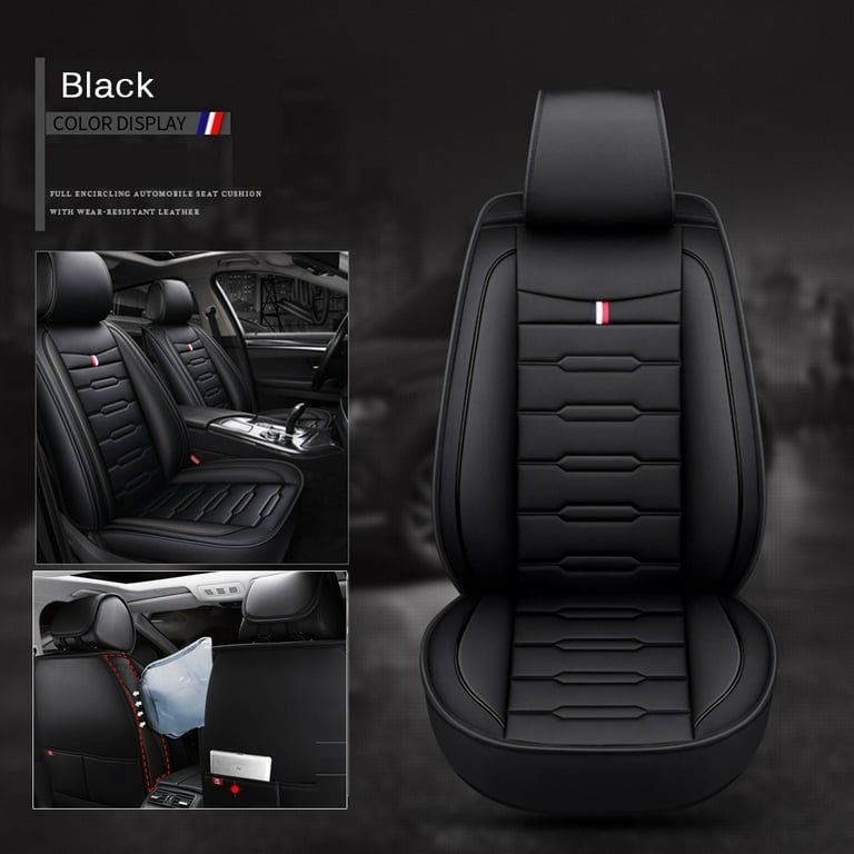 Universal Car Seat Covers Full Set, PU leather