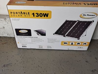 portable solar charging system camping